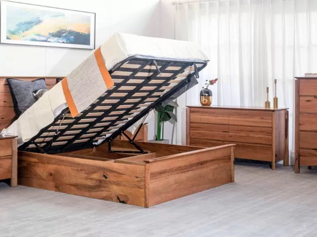 Atherton Queen Bed W/Gas Lift