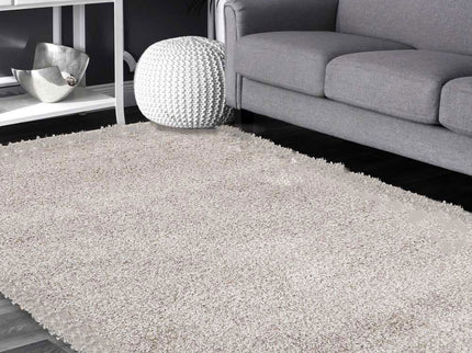 Austin Beige Cream Shaggy Rug
