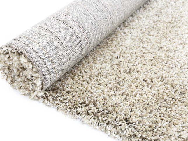Austin Beige Shaggy Rug