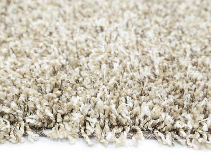 Austin Beige Shaggy Rug