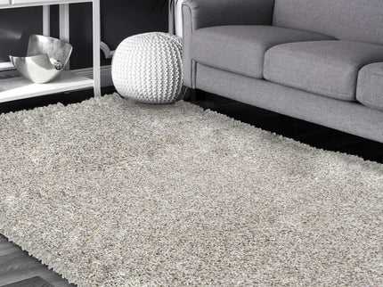 Austin Beige Shaggy Rug