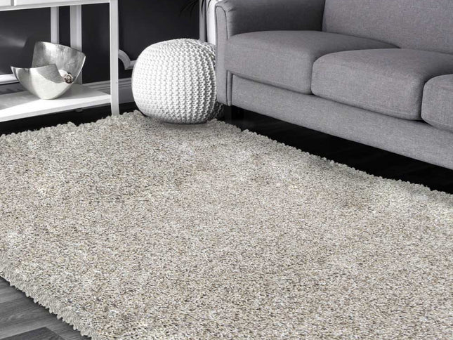 Austin Beige Shaggy Rug