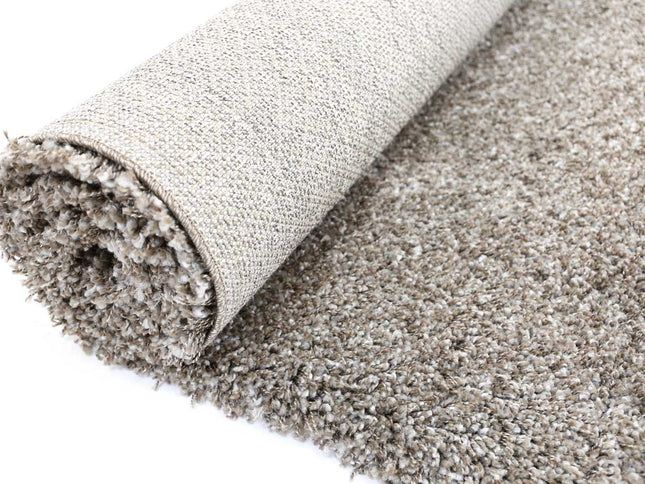Austin Brown Beige Shaggy Rug