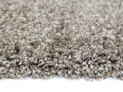Austin Brown Beige Shaggy Rug