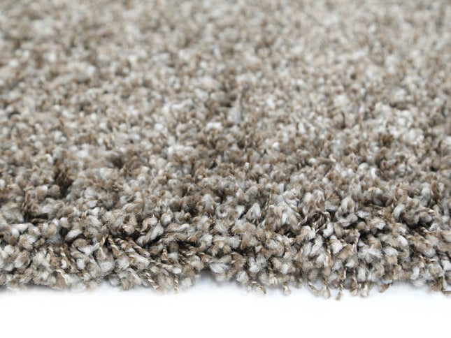Austin Brown Beige Shaggy Rug