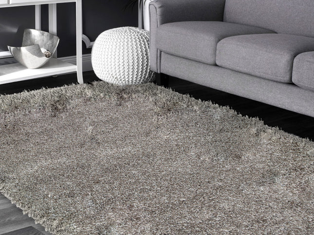 Austin Brown Beige Shaggy Rug