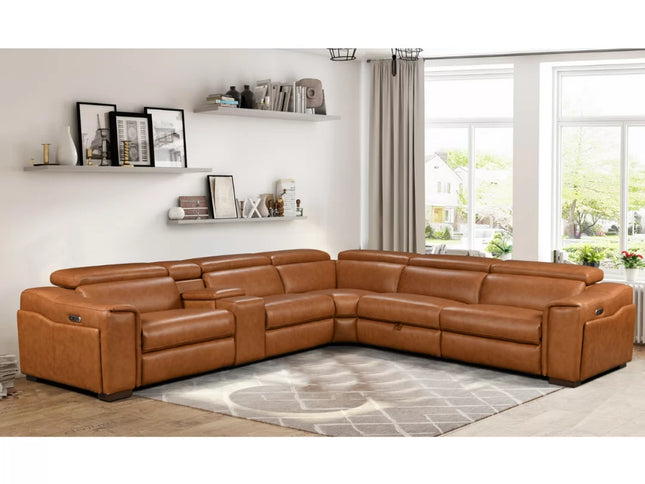 Axle Corner ER Lounge - Chestnut (Leather)