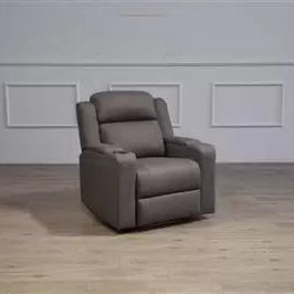 Academy 1 Seater Electric Recliner - Light Coffee