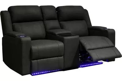 Academy 2 Seater Electric Recliner - Onyx
