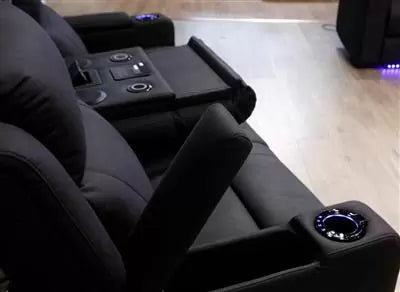 Academy 3 Seater Electric Recliner - Onyx