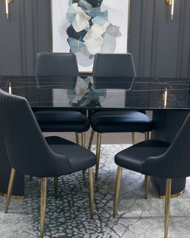 Alisa Dining Table - Black