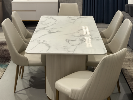 Alisa Dining Table - White