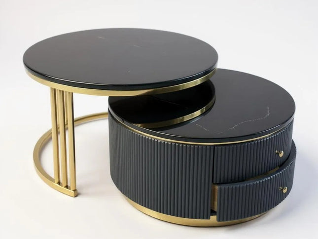 Alisa Set of Coffe Table - Black