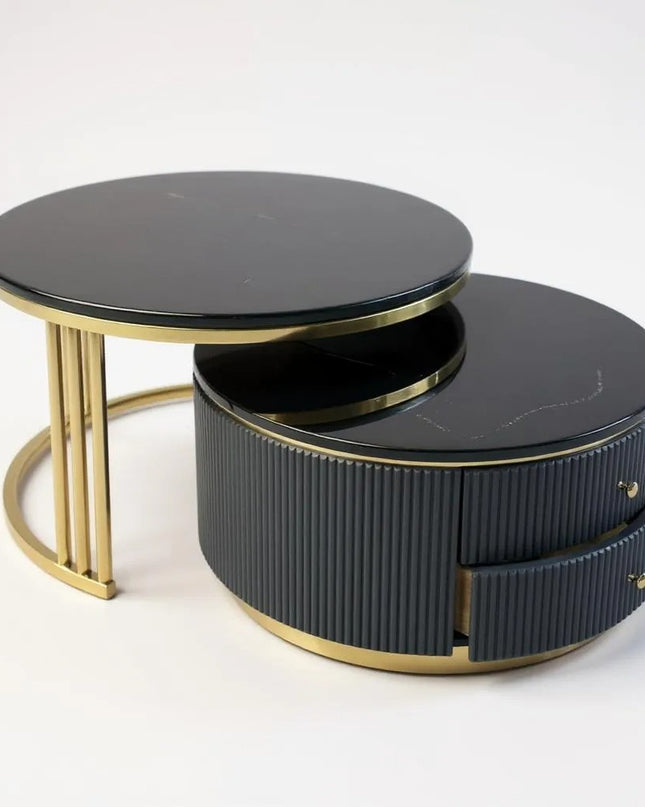 Alisa Set of Coffe Table - Black