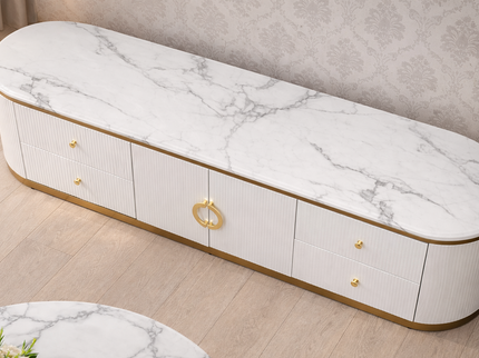 Alisa TV Unit - White