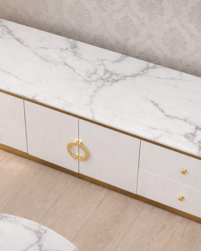 Alisa TV Unit - White