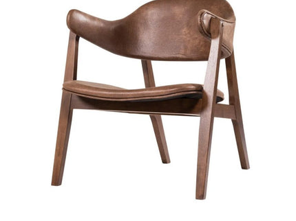 Angela Lounge Chair Set of 2 - Walnut