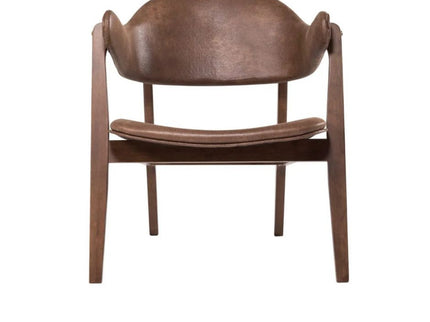 Angela Lounge Chair Set of 2 - Walnut