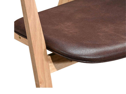 Angela Lounge Chair Set of 2 - Dark Chocolate