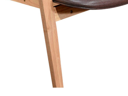 Angela Lounge Chair Set of 2 - Dark Chocolate