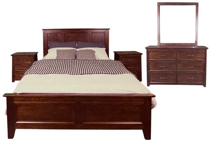 Ascot 5 Pce Double Dresser Mirror Suite