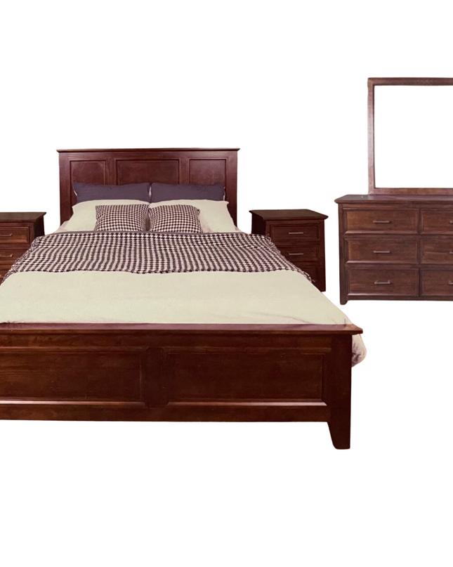 Ascot 5 Pce Double Dresser Mirror Suite