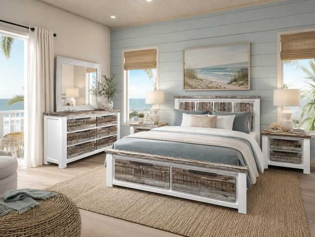 Athens 5 Pce Double Dresser Mirror Suite