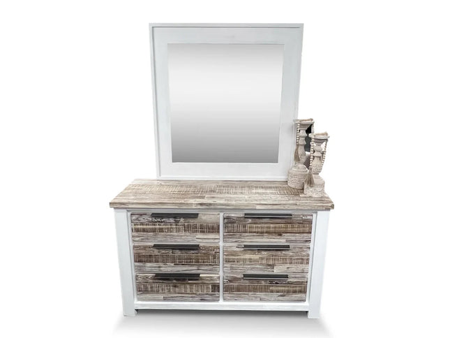 Athens 5 Pce Double Dresser Mirror Suite