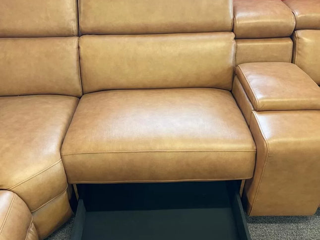 Axle Corner ER Lounge - Chestnut (Leather)