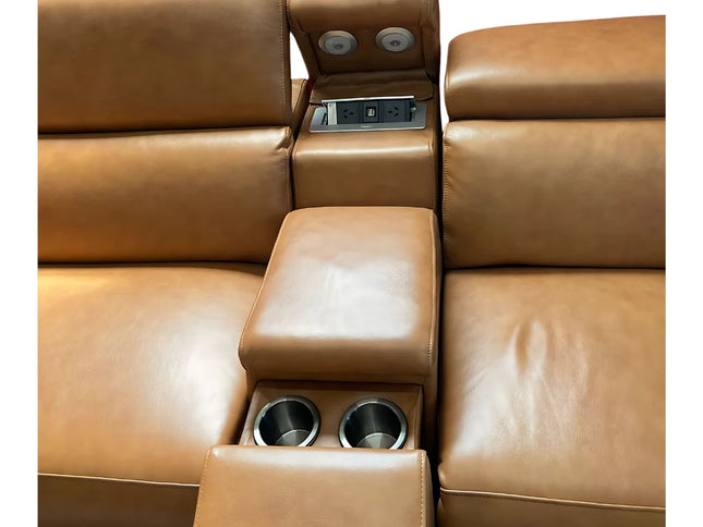 Axle Corner ER Lounge - Chestnut (Leather)