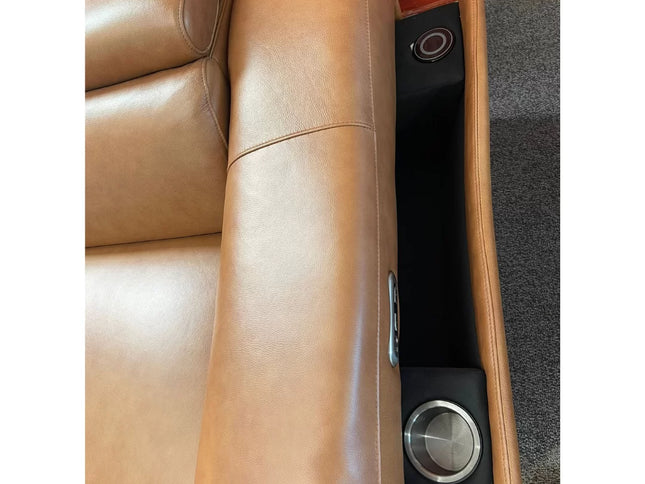 Axle Corner ER Lounge - Chestnut (Leather)