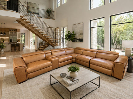 Axle Corner Er Lounge - Chectnut (Leather)