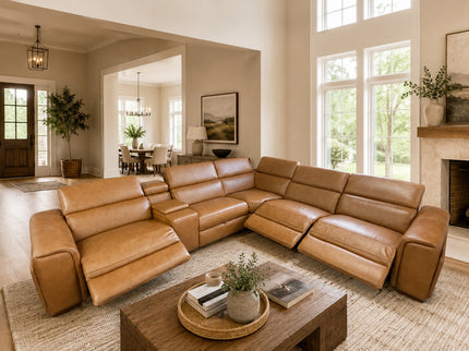 Axle Corner Er Lounge - Chectnut (Leather)