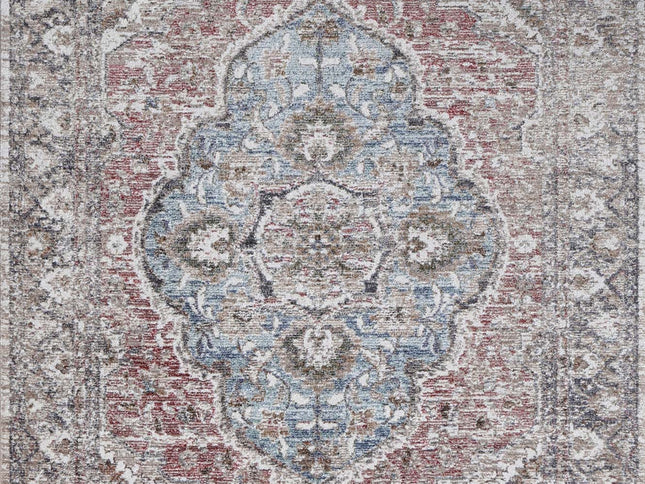 Baltimore Arlington Medallion Transitional Rose Rug