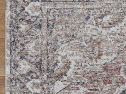 Baltimore Arlington Medallion Transitional Rose Rug
