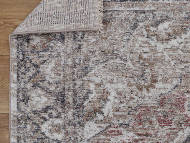 Baltimore Arlington Medallion Transitional Rose Rug