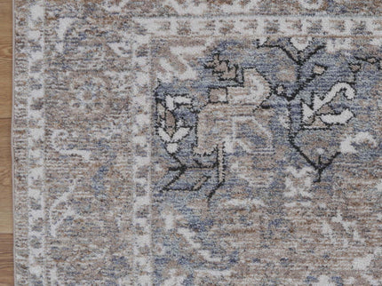 Baltimore Virginia Medallion Transitional Ash Rug