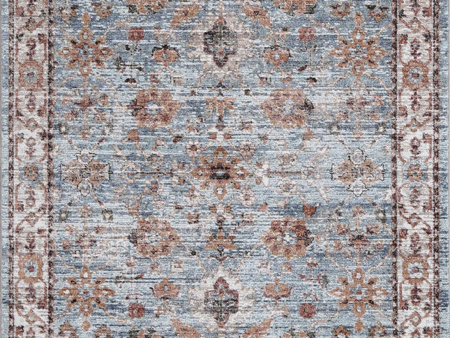 Baltimore Roanoke Transitional Blue Rug
