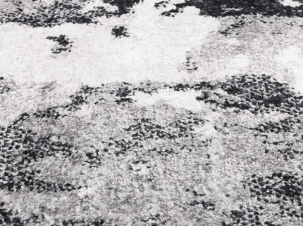 Bergen Abstract Black and Grey Rug