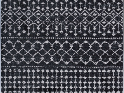 Bergen Repeats Black and White Rug