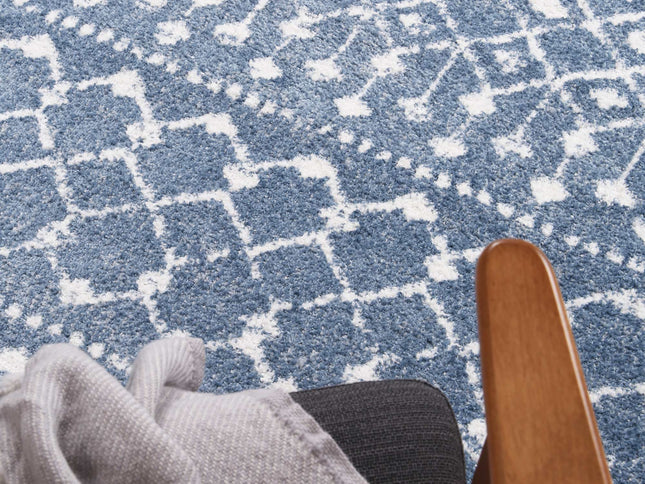 Bergen Repeats Blue and White Rug