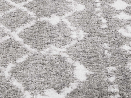 Bergen Repeats Grey and White Rug