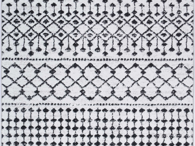 Bergen Repeats Black and White Rug