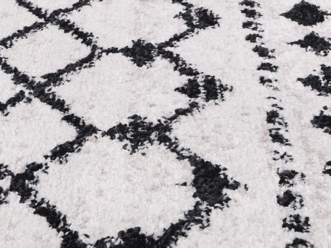 Bergen Repeats Black and White Rug