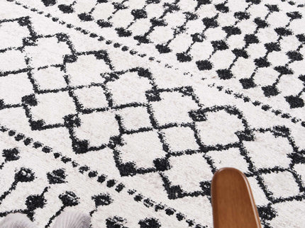 Bergen Repeats Black and White Rug