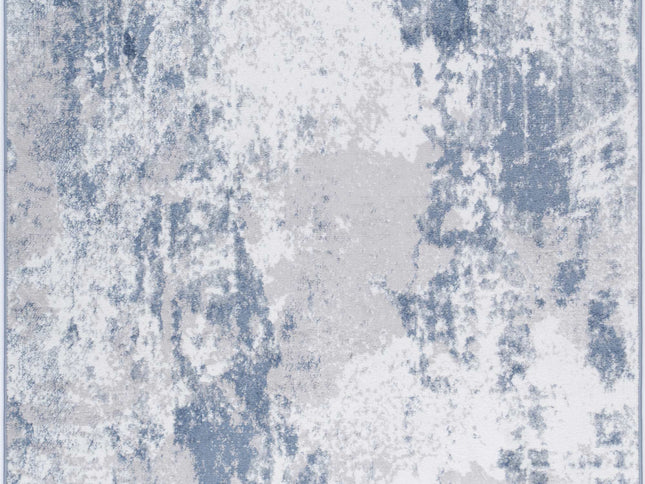 Bergen Abstract Blue and White Rug