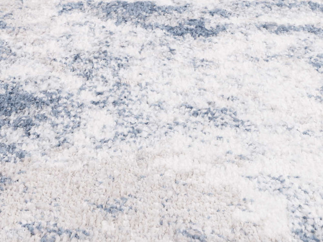 Bergen Abstract Blue and White Rug
