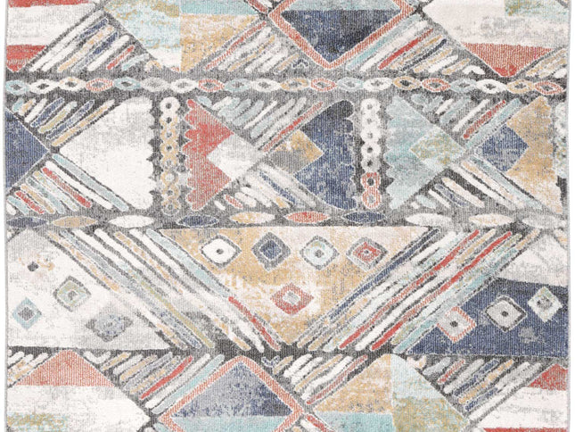 Bristol Geometric Muted Multi Rug