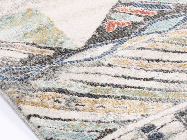 Bristol Geometric Muted Multi Rug