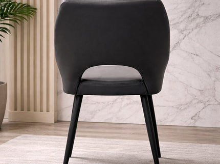 Aspen 5pce Round Dining Table W/ Grey Bailey Chair